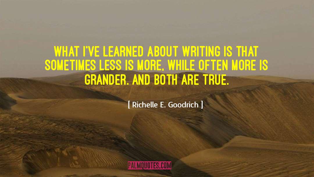 Less Is More quotes by Richelle E. Goodrich