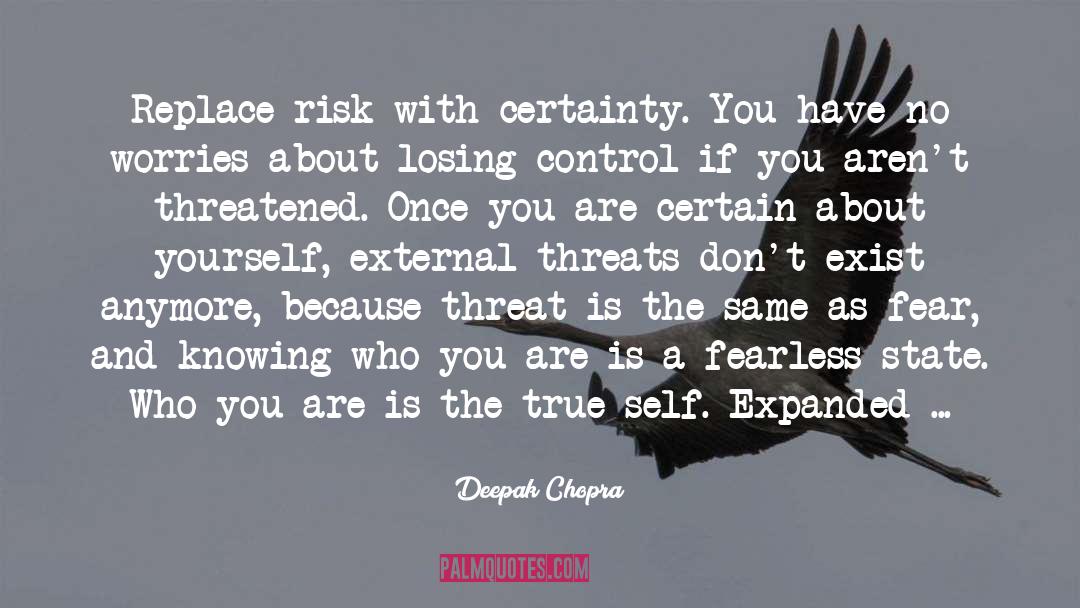 Lessens quotes by Deepak Chopra