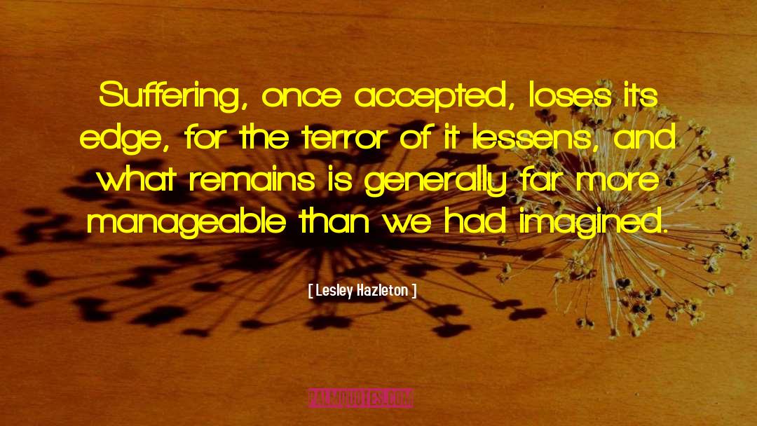 Lessens quotes by Lesley Hazleton