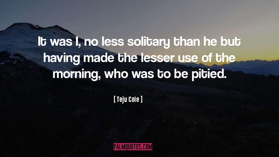 Lesser quotes by Teju Cole