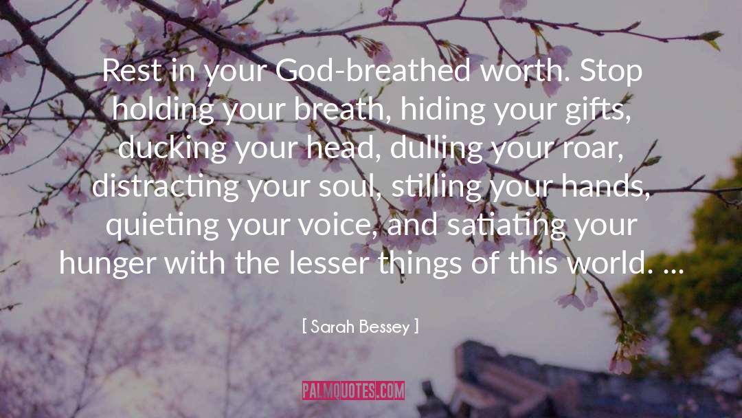 Lesser Things quotes by Sarah Bessey