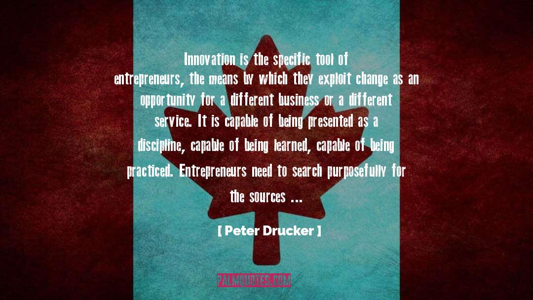 Lesson Learned quotes by Peter Drucker