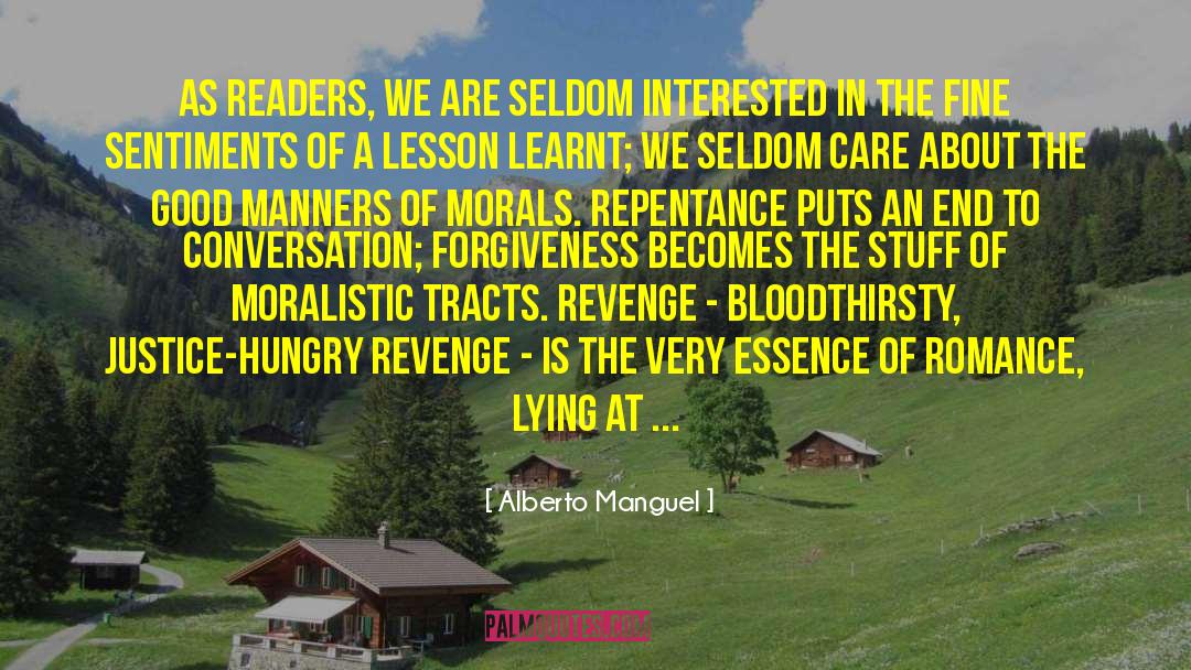 Lesson Learnt quotes by Alberto Manguel