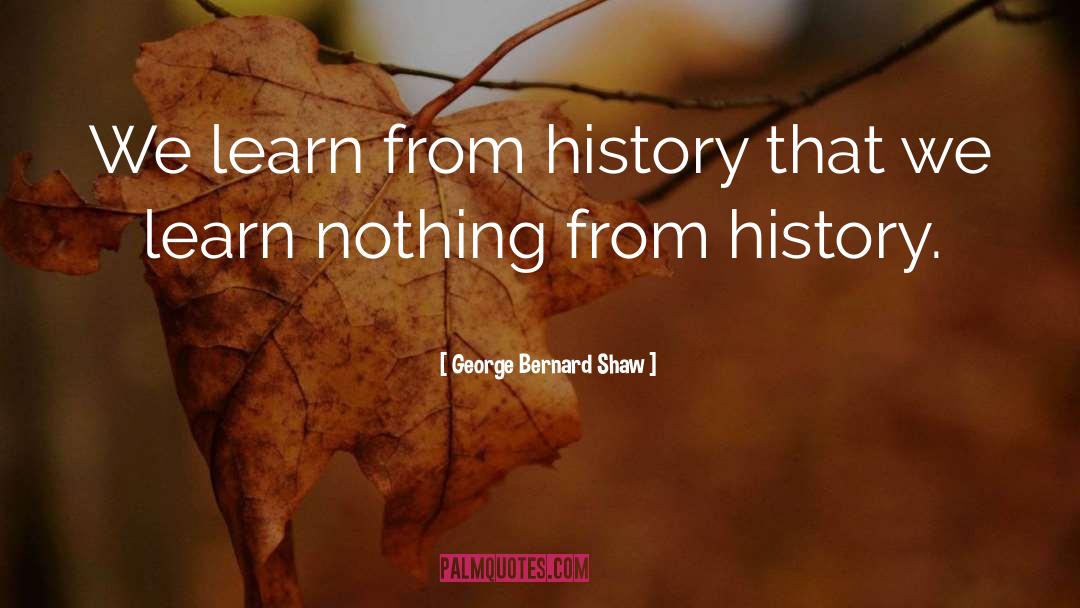 Lessons Learn quotes by George Bernard Shaw