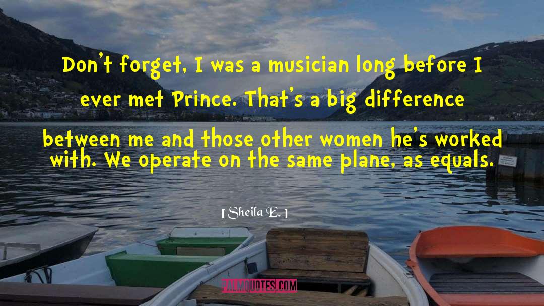 Lest We Forget quotes by Sheila E.