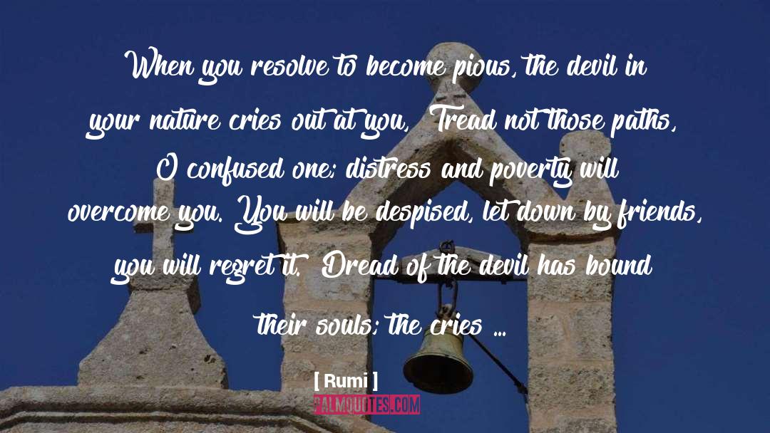 Let Down quotes by Rumi