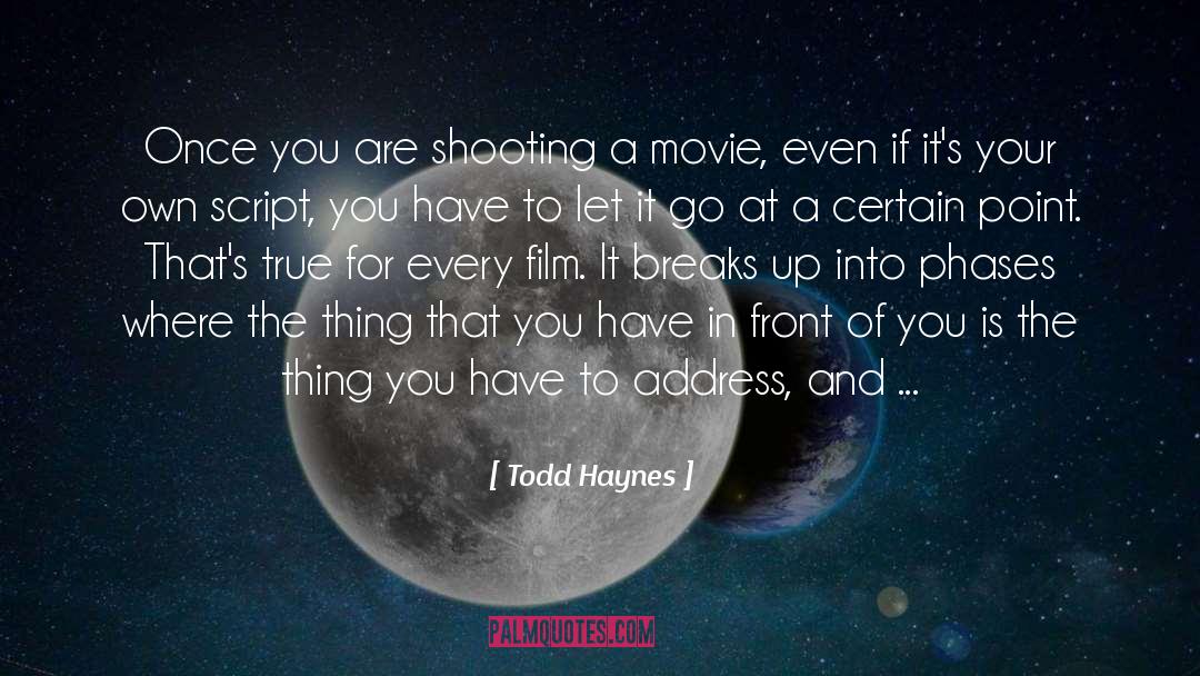 Let Go Of Worry quotes by Todd Haynes