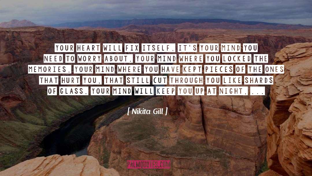 Let Go Of Worry quotes by Nikita Gill