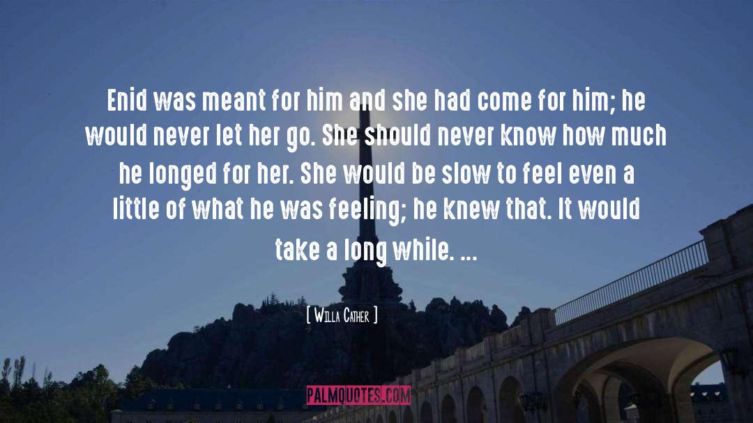 Let Her Go quotes by Willa Cather