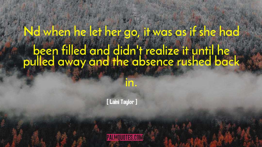 Let Her Go quotes by Laini Taylor