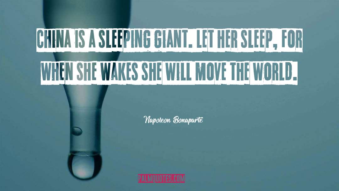 Let Her Sleep quotes by Napoleon Bonaparte