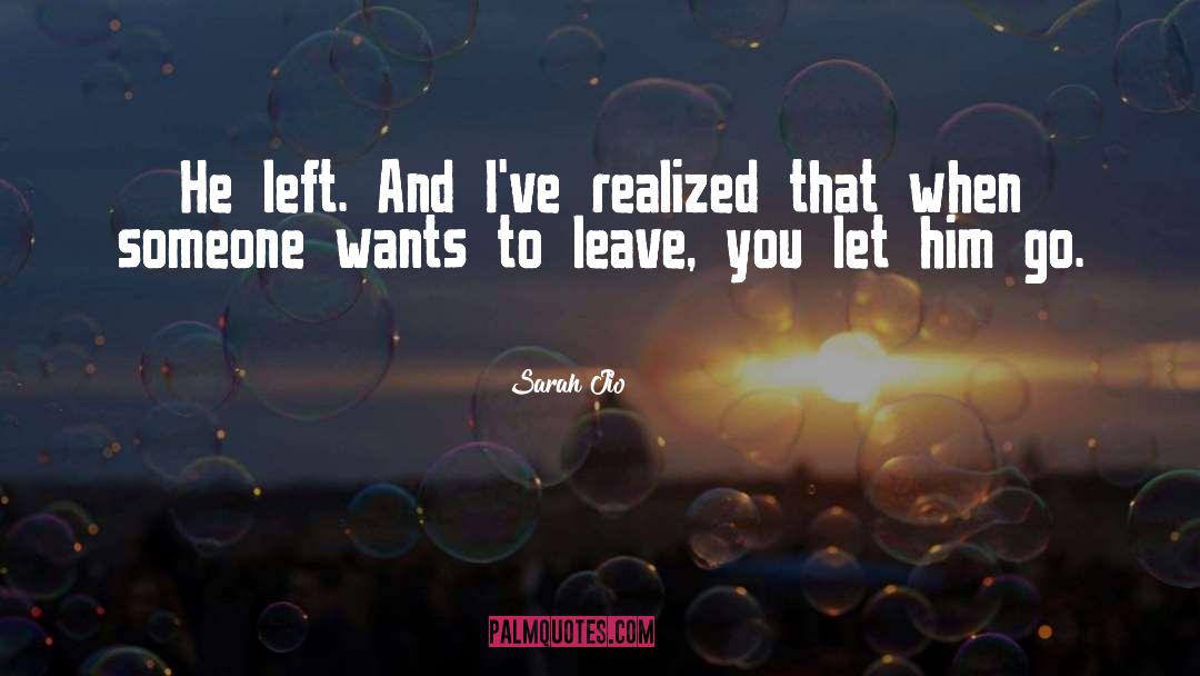 Let Him Go quotes by Sarah Jio