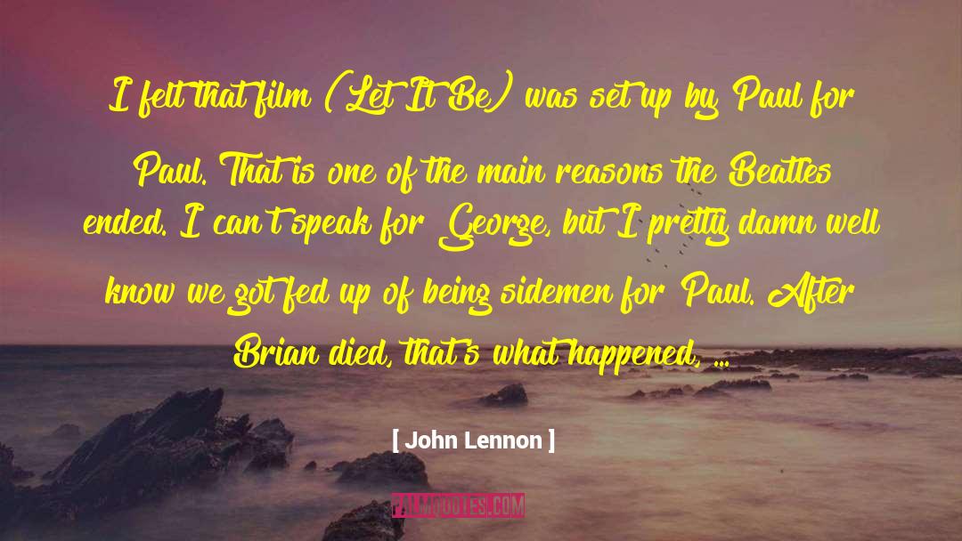 Let It Be quotes by John Lennon