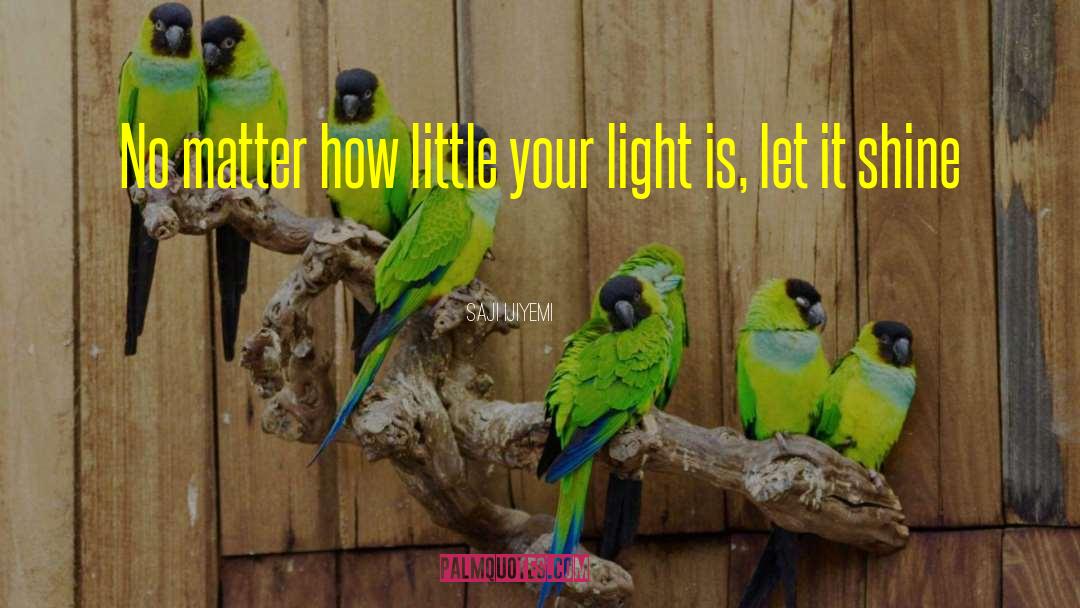 Let It Shine quotes by Saji Ijiyemi