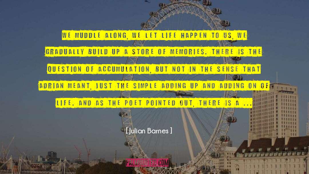 Let Life Happen quotes by Julian Barnes