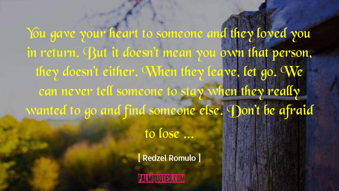 Let Love Be Your Guide quotes by Redzel Romulo