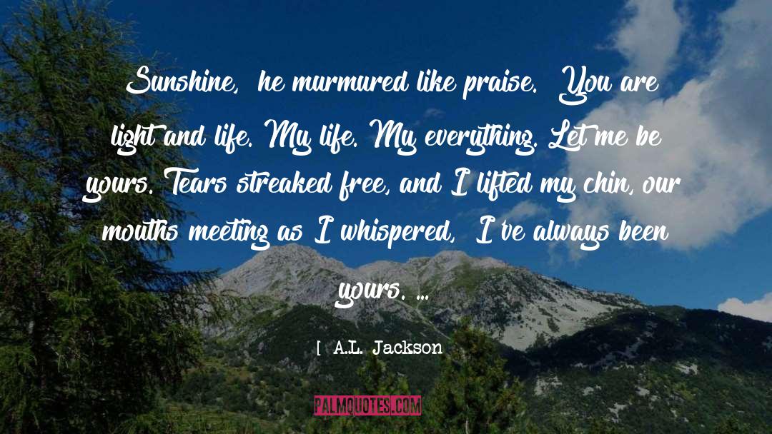 Let Me Be quotes by A.L. Jackson