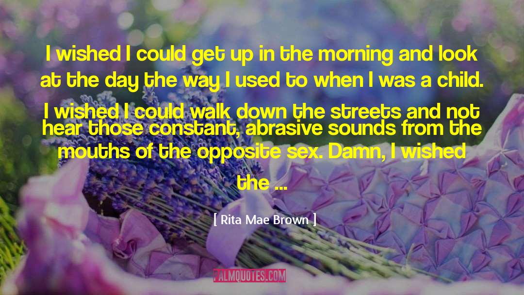Let Me Be quotes by Rita Mae Brown