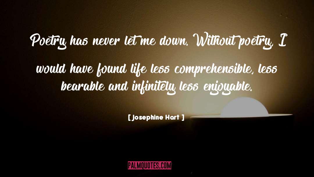 Let Me Down quotes by Josephine Hart