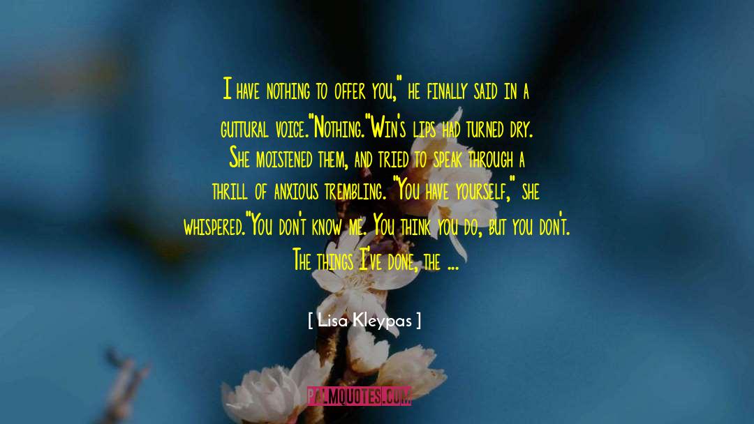 Let Me Go quotes by Lisa Kleypas