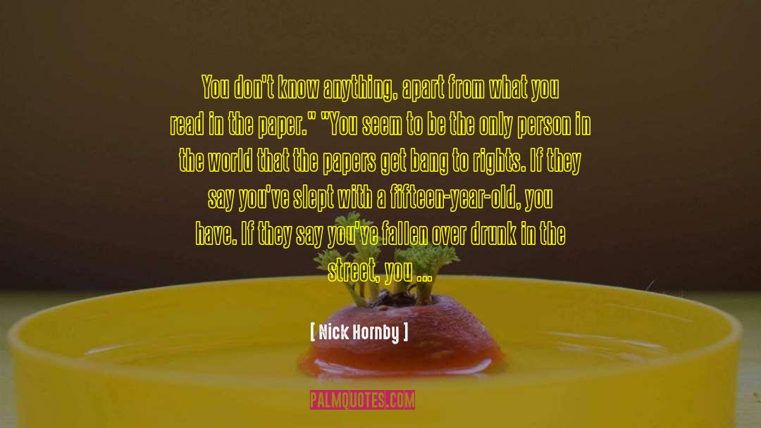 Let S Get Drunk quotes by Nick Hornby