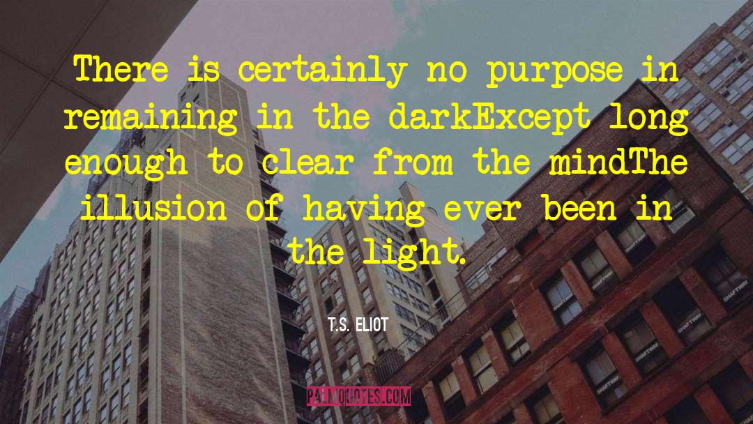 Let The Light In quotes by T.S. Eliot