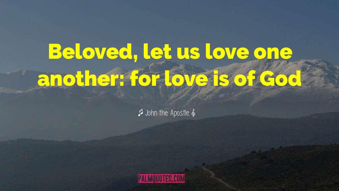 Let Us Love quotes by John The Apostle