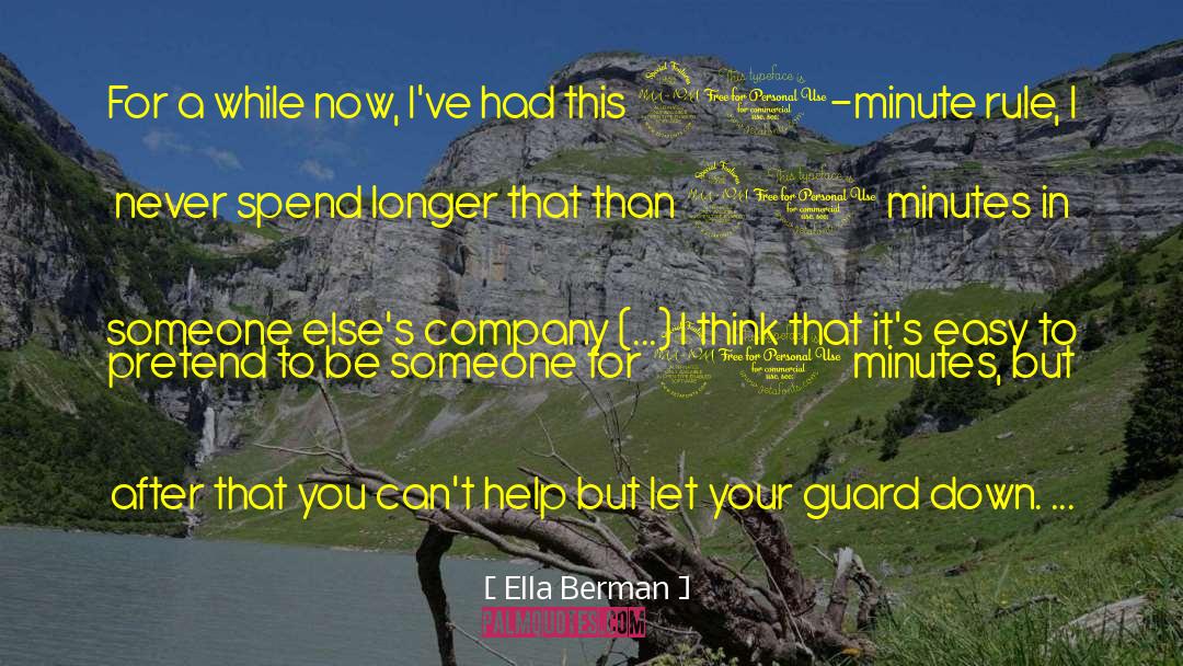 Let Your Guard Down quotes by Ella Berman