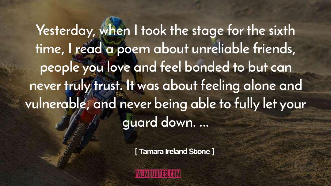 Let Your Guard Down quotes by Tamara Ireland Stone