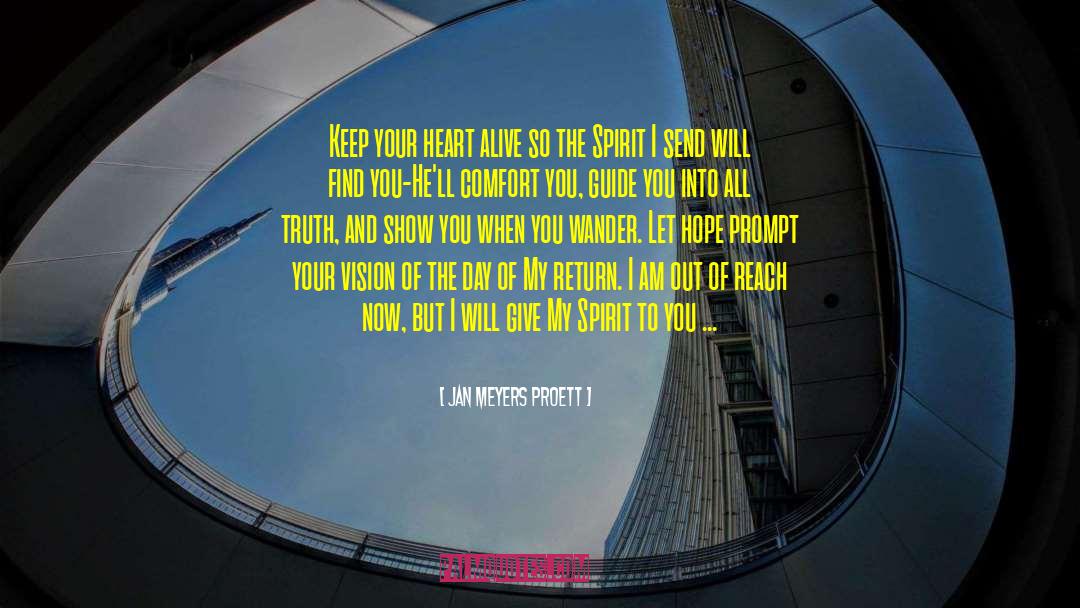 Let Your Heart Race quotes by Jan Meyers Proett