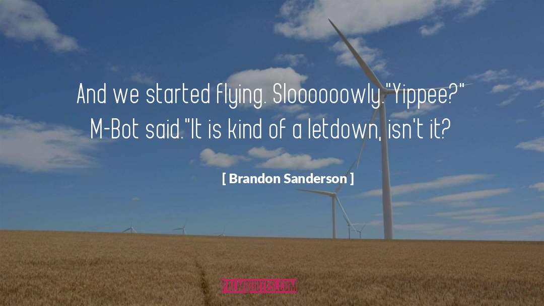 Letdown quotes by Brandon Sanderson