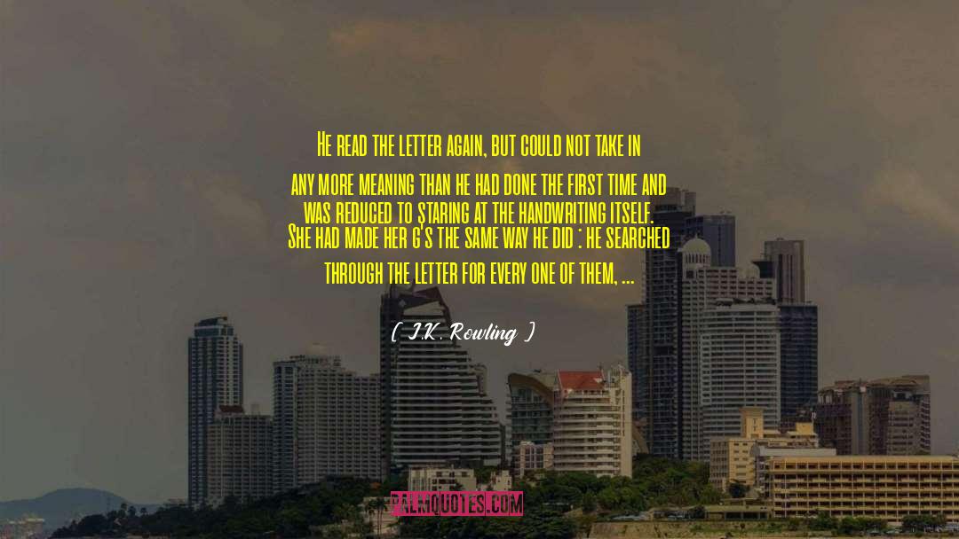 Letter 89 quotes by J.K. Rowling