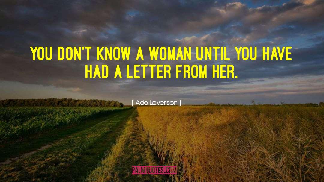 Letter From Mom quotes by Ada Leverson