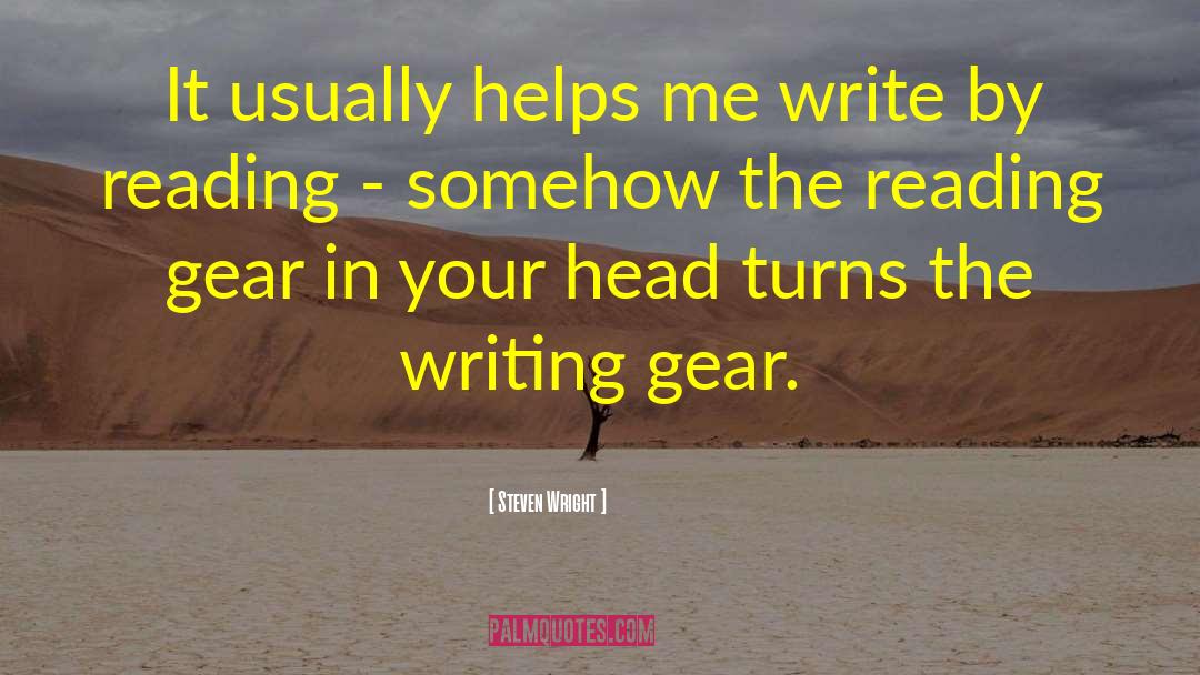 Letter Writing quotes by Steven Wright