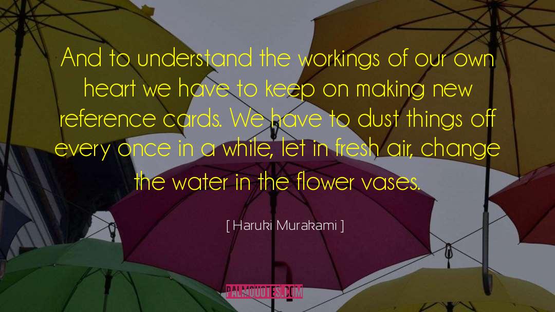 Letters In Flower Cards quotes by Haruki Murakami