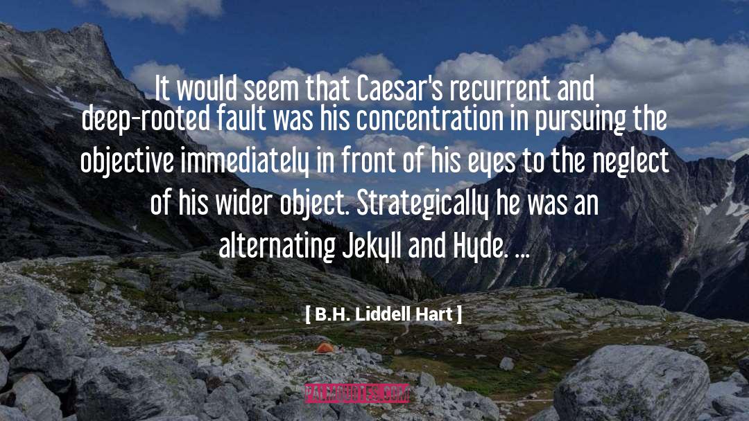 Letters In Jekyll And Hyde quotes by B.H. Liddell Hart