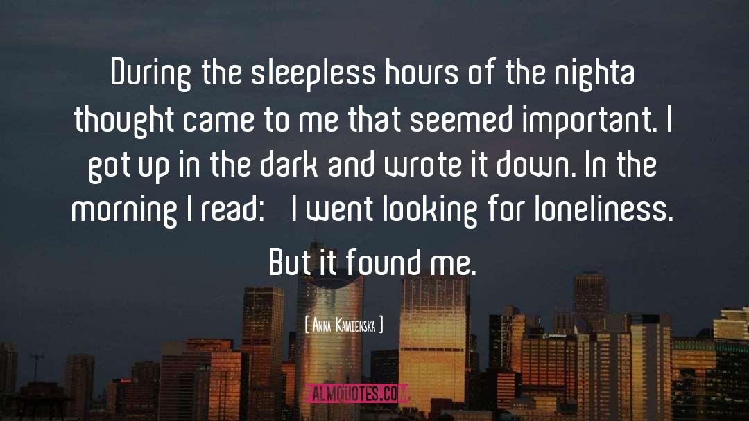 Letters In The Dark quotes by Anna Kamienska