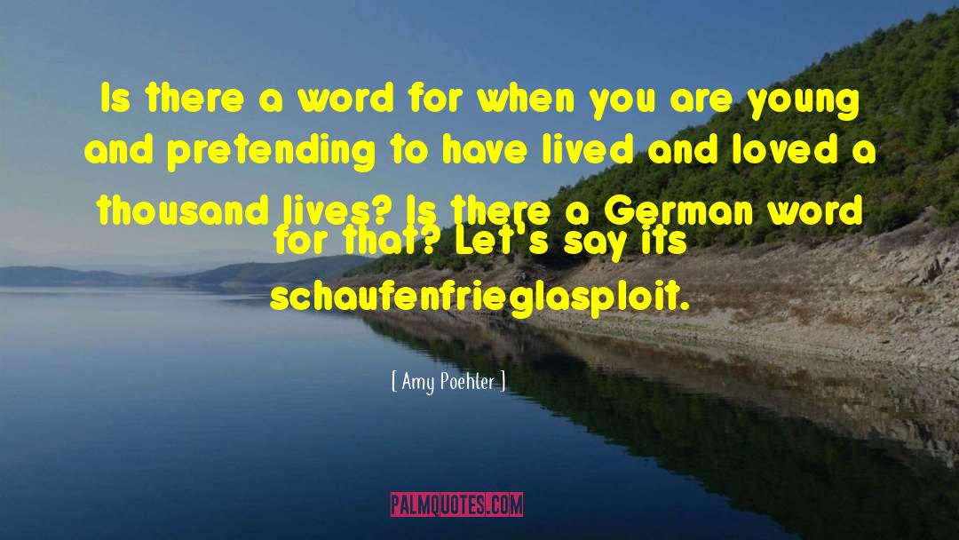 Letters To A German Friend quotes by Amy Poehler