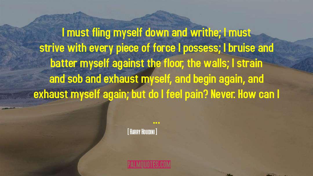 Letting Down The Walls quotes by Harry Houdini