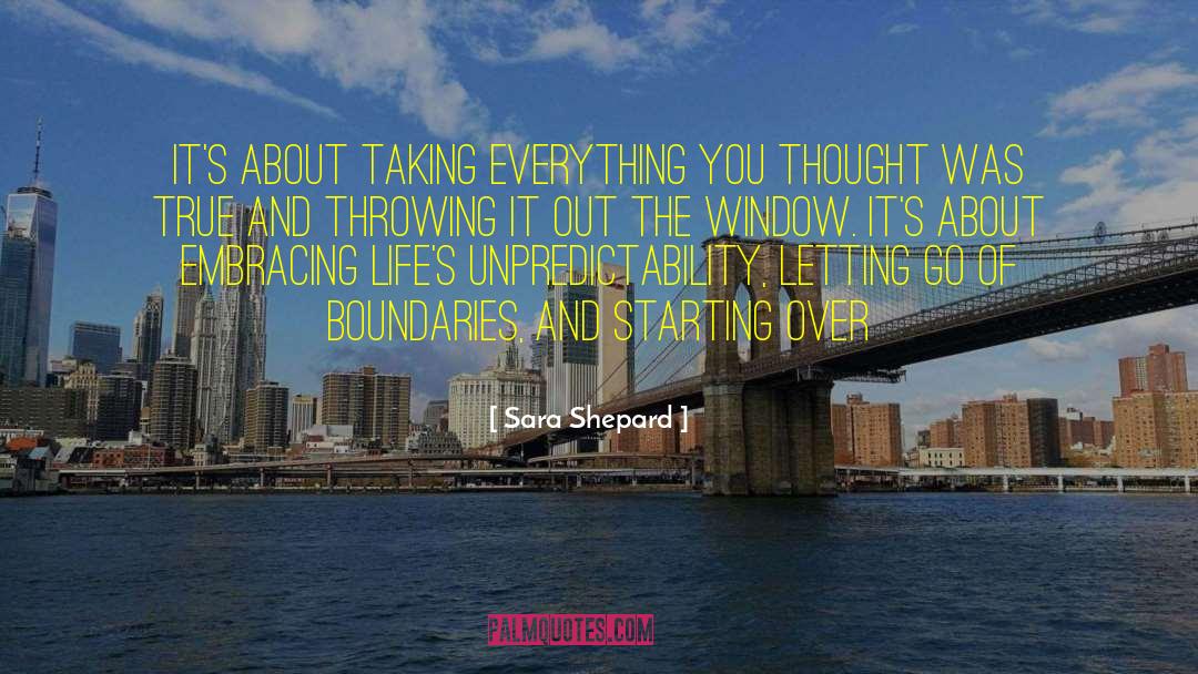 Letting Go Of Petty Things quotes by Sara Shepard