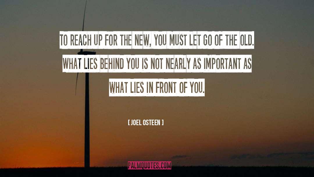 Letting Go Of The Past quotes by Joel Osteen