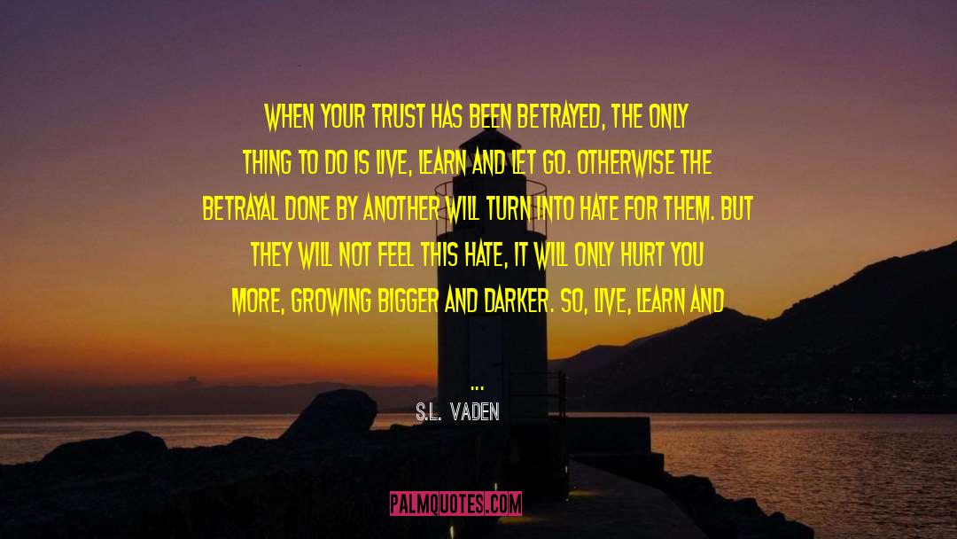 Letting Go Of The Past quotes by S.L. Vaden