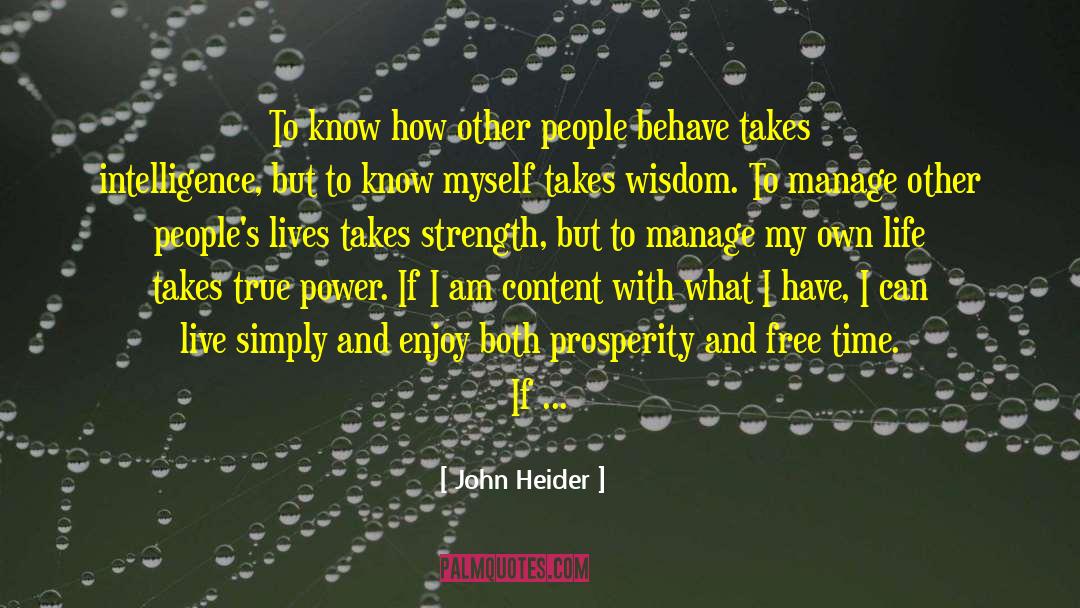 Letting People Go quotes by John Heider