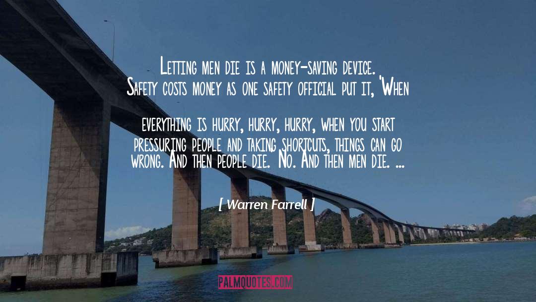 Letting People Go quotes by Warren Farrell