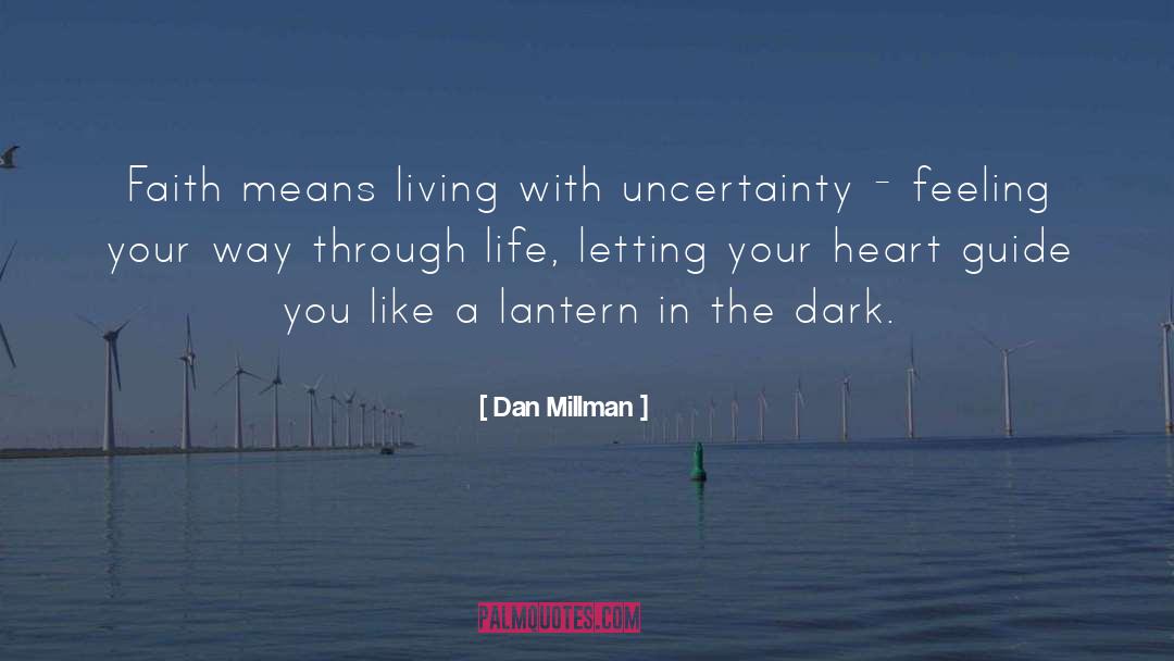 Letting quotes by Dan Millman