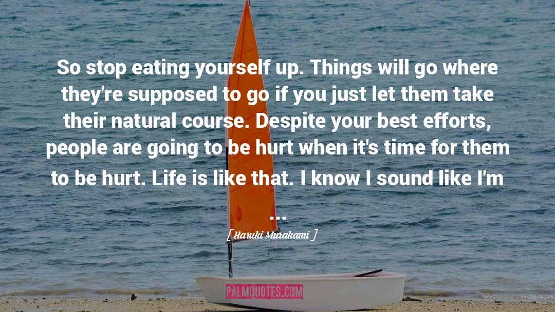 Letting Time Take Its Course quotes by Haruki Murakami