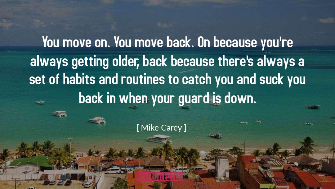 Letting Your Guard Down quotes by Mike Carey