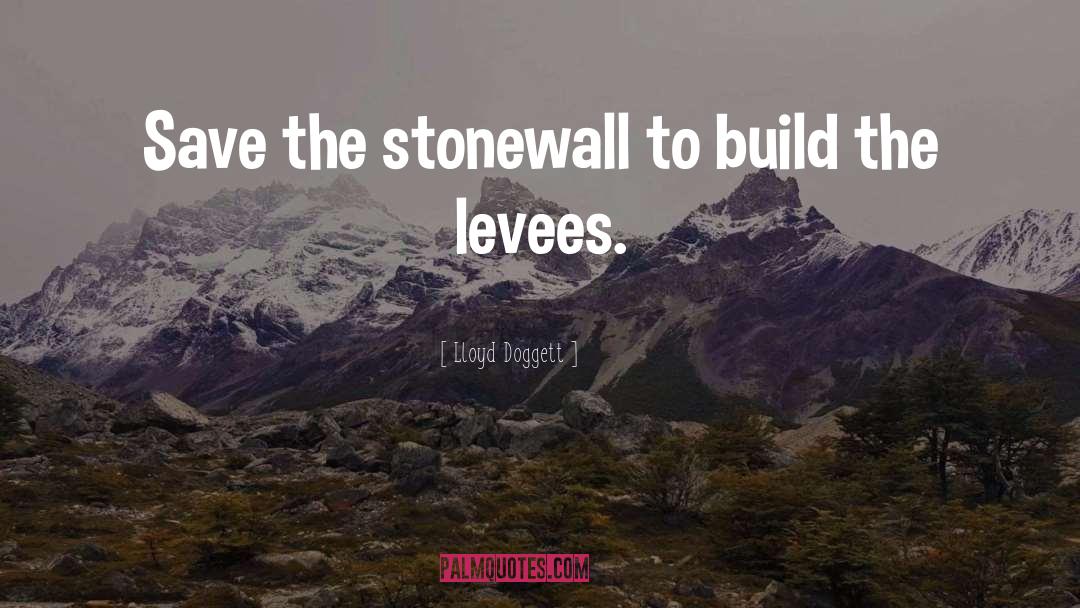 Levees quotes by Lloyd Doggett