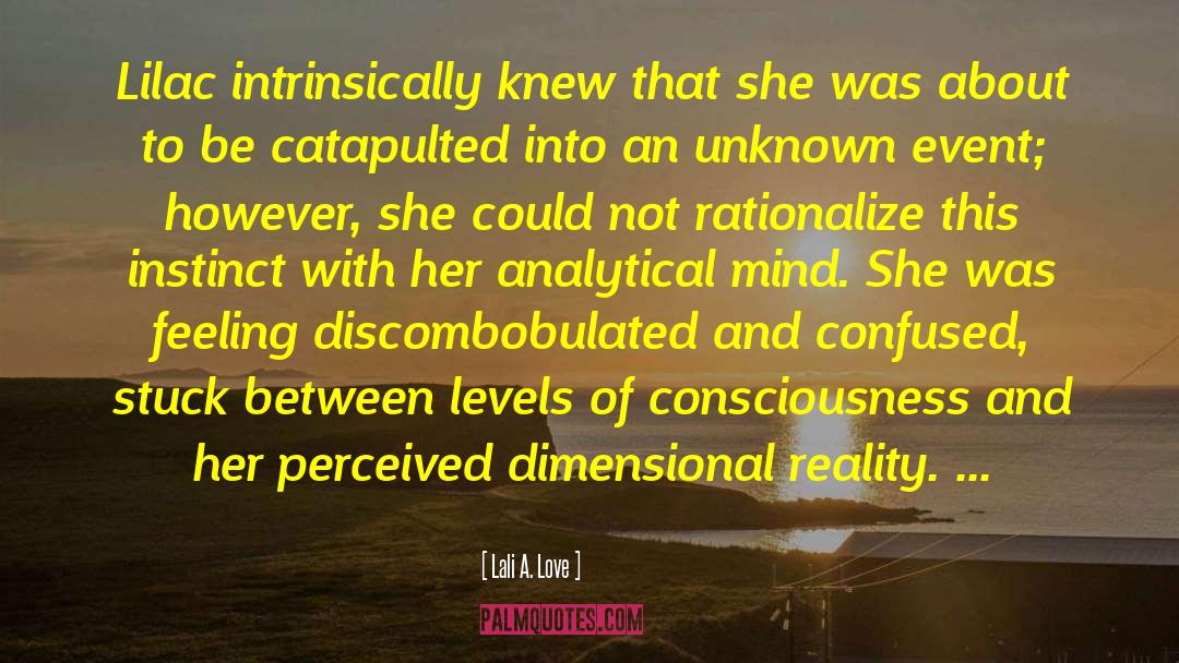 Levels Of Consciousness quotes by Lali A. Love