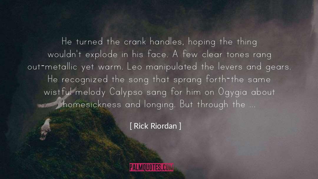 Levers quotes by Rick Riordan